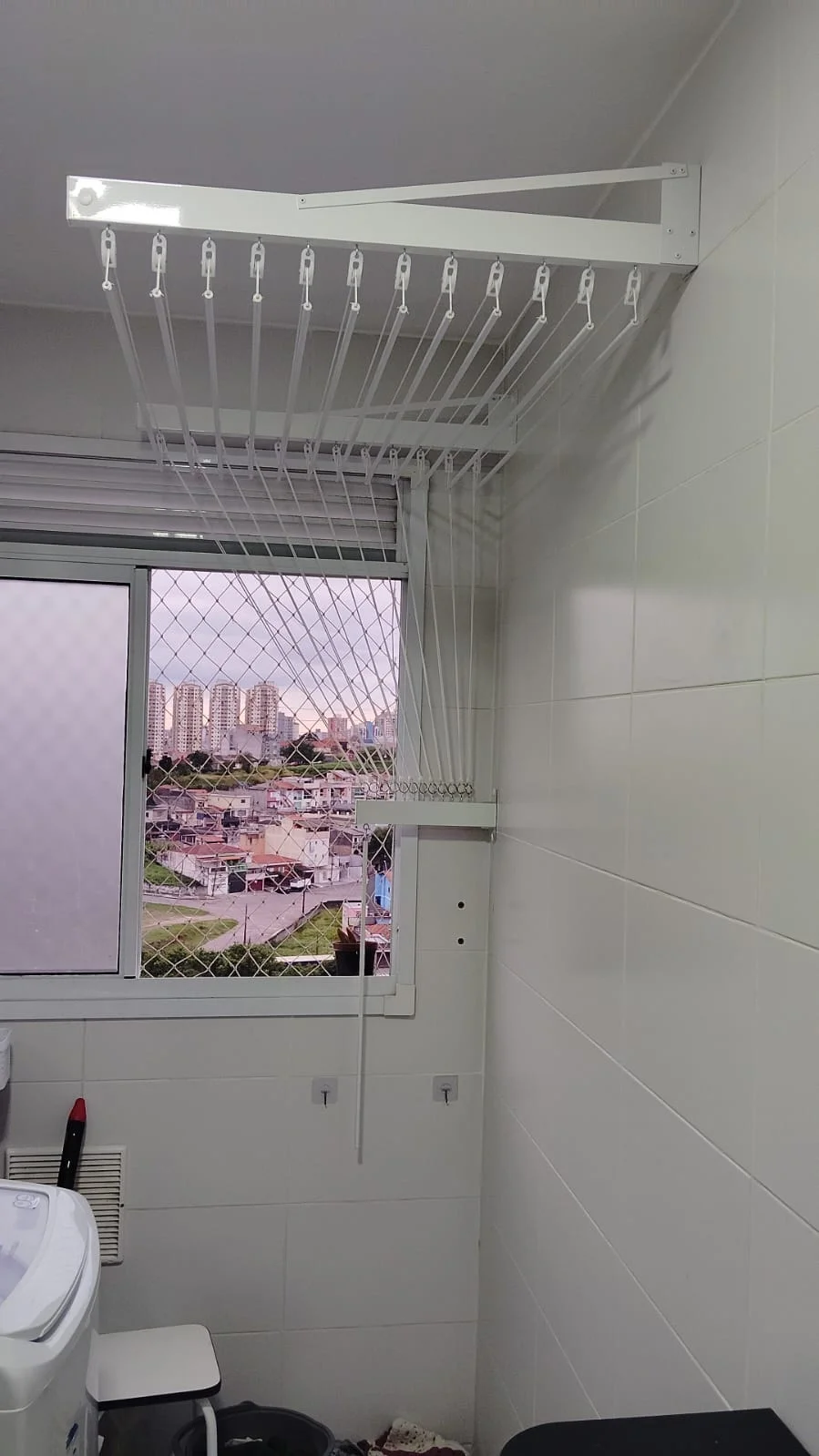 Instalação de Varal no Ponte Rasa